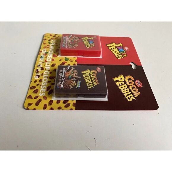 2 Pack Taste Beauty Post Fruity And Cocoa Pebbles Flavored Lip Balm Gloss NEW - Picture 8 of 11